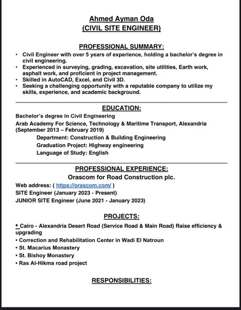 Civil Engineer with over